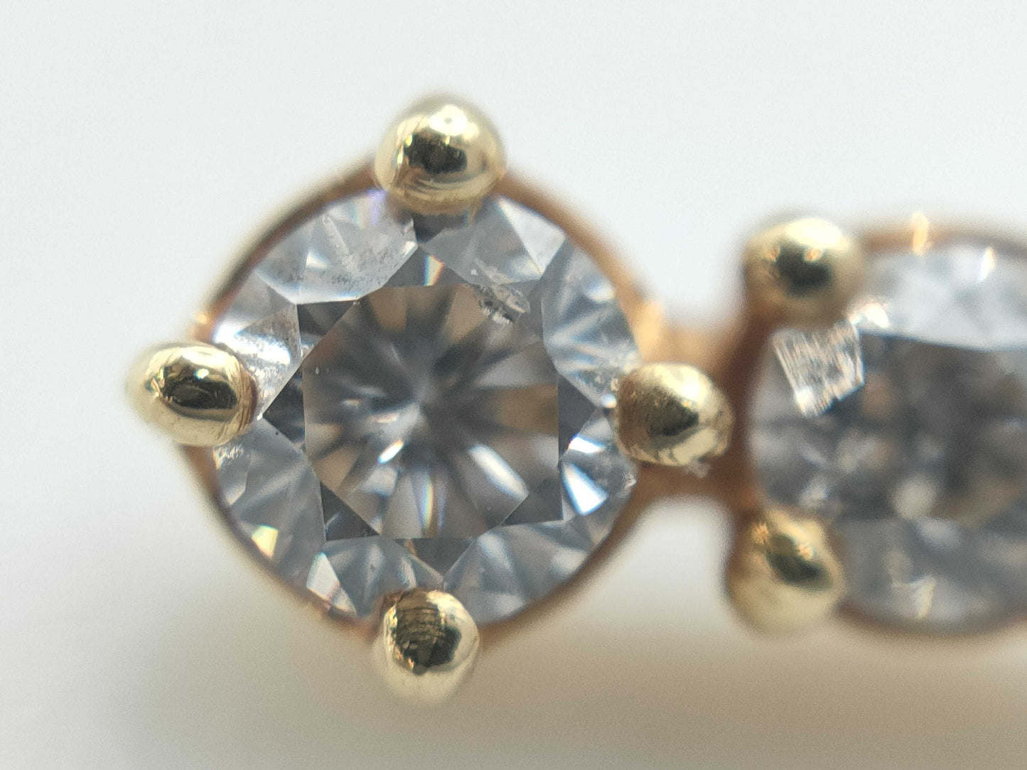 Diamond K18 1.8g Earrings