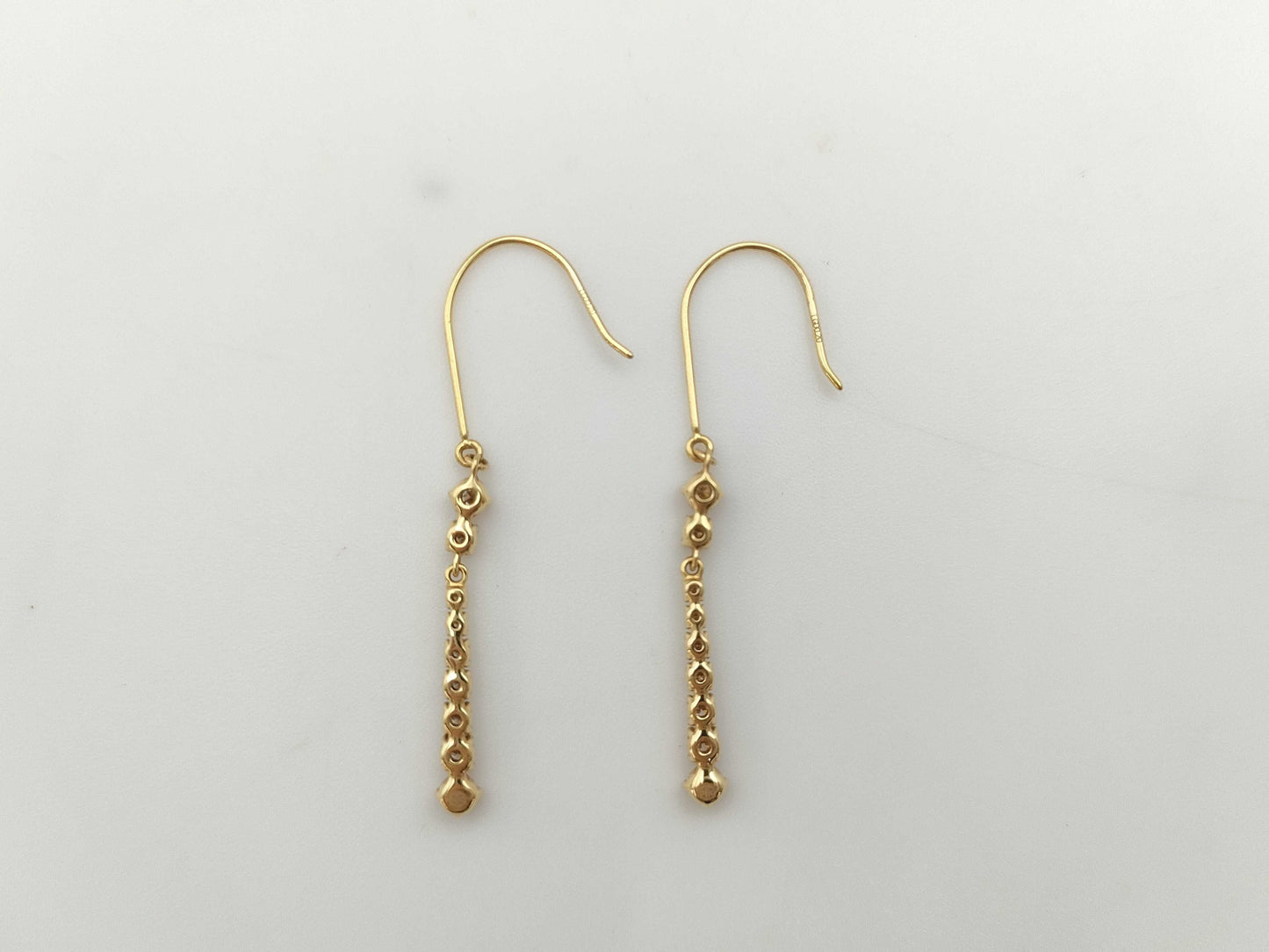 Diamond K18 1.8g Earrings