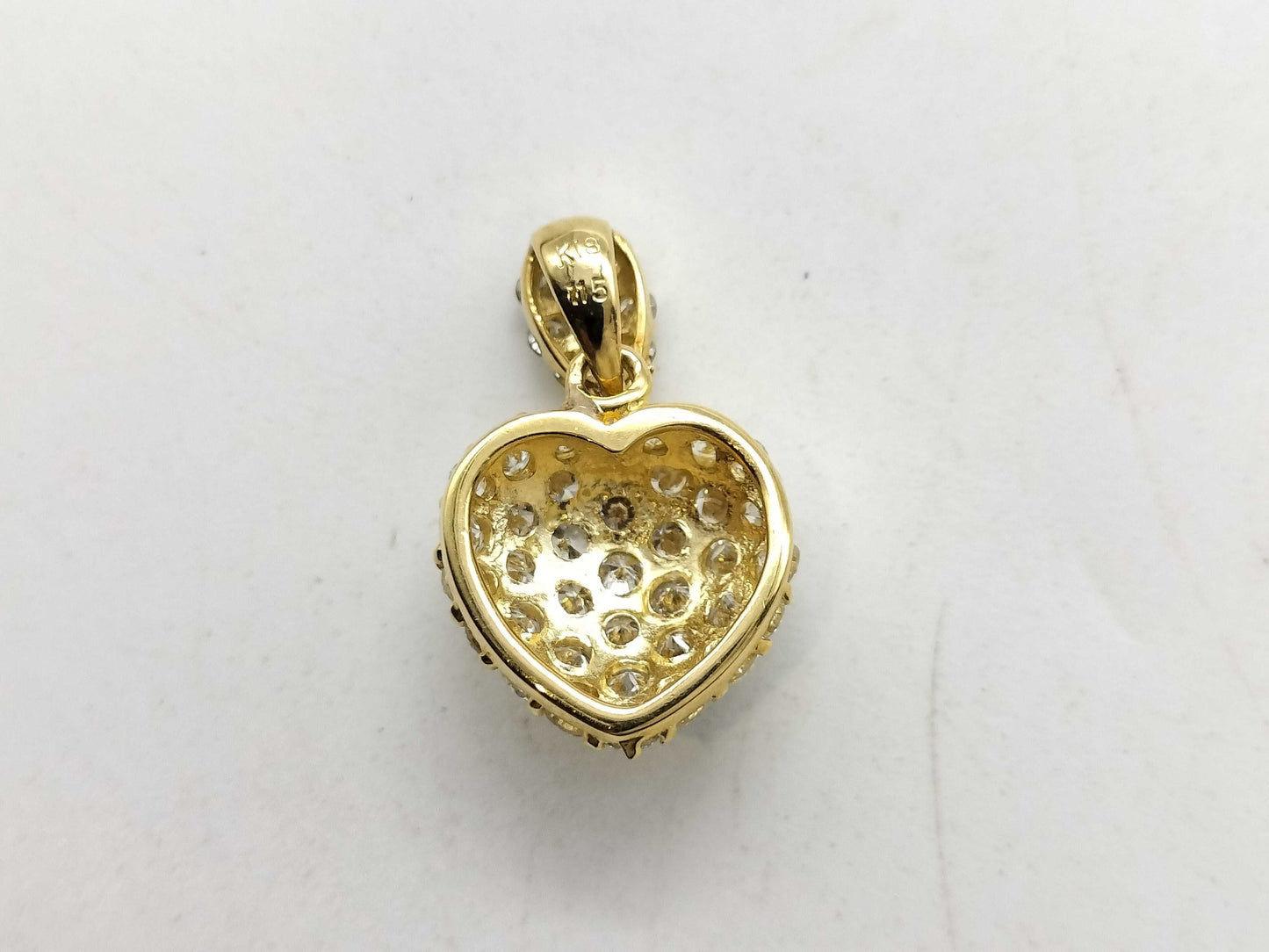 D1.15ct K18 2.0g Pendant Top