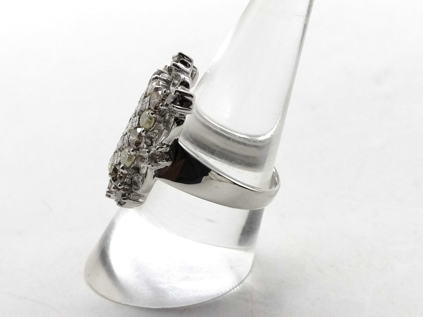 D3.50ct K18WG 9.5g Ring