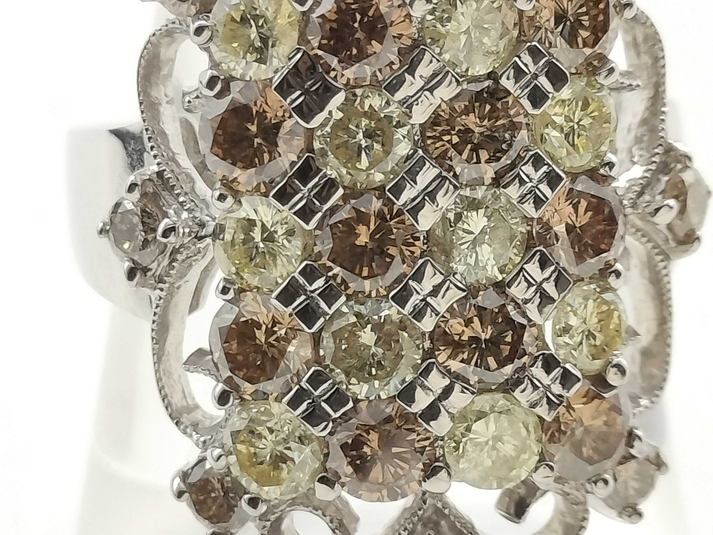 D3.50ct K18WG 9.5g Ring