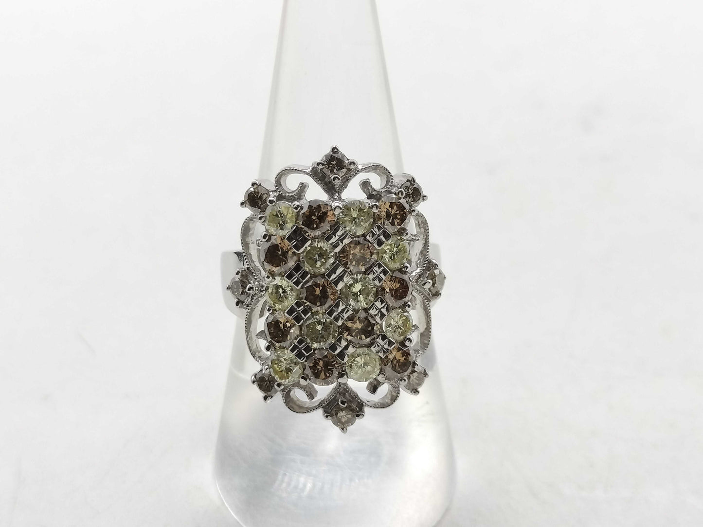 D3.50ct K18WG 9.5g Ring