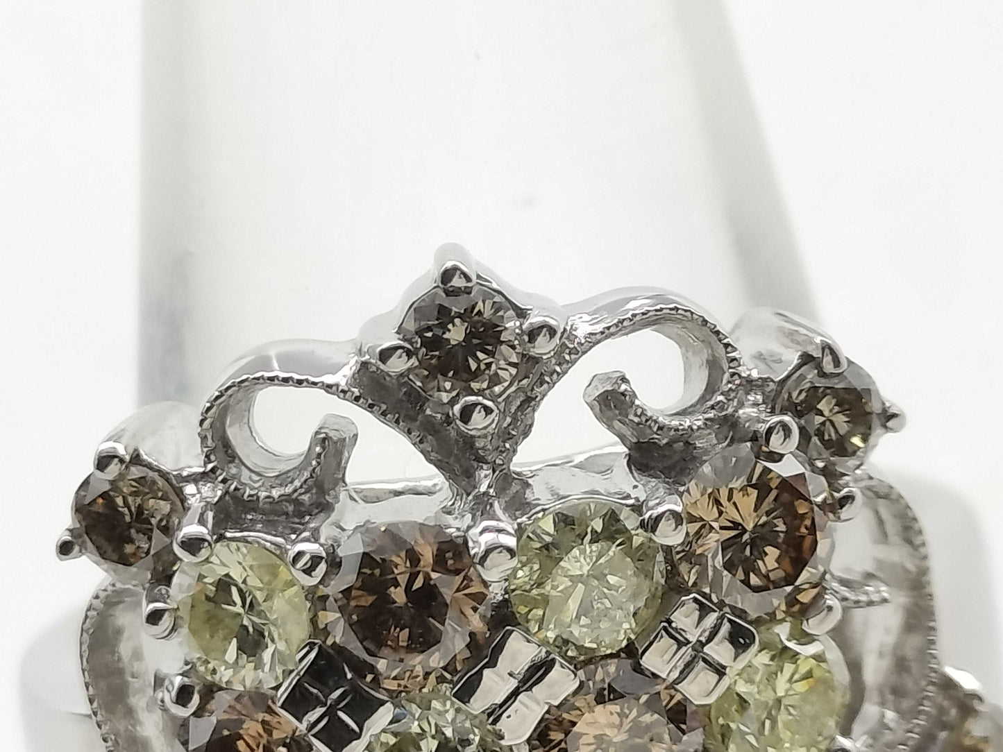 D3.50ct K18WG 9.5g Ring