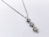 D0.40ct K18WG 3.5g Necklace