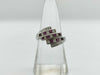 Ruby and Diamond PT900 Ring 5.7g
