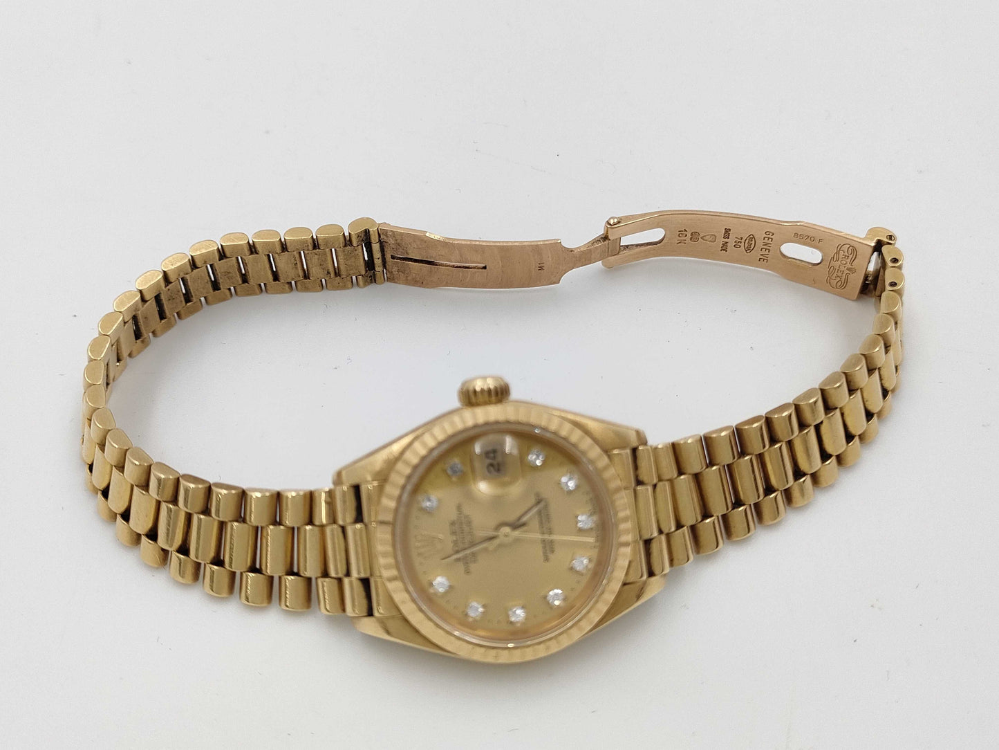 ROLEX 69178G R400592 Champagne Dial Women's Watch