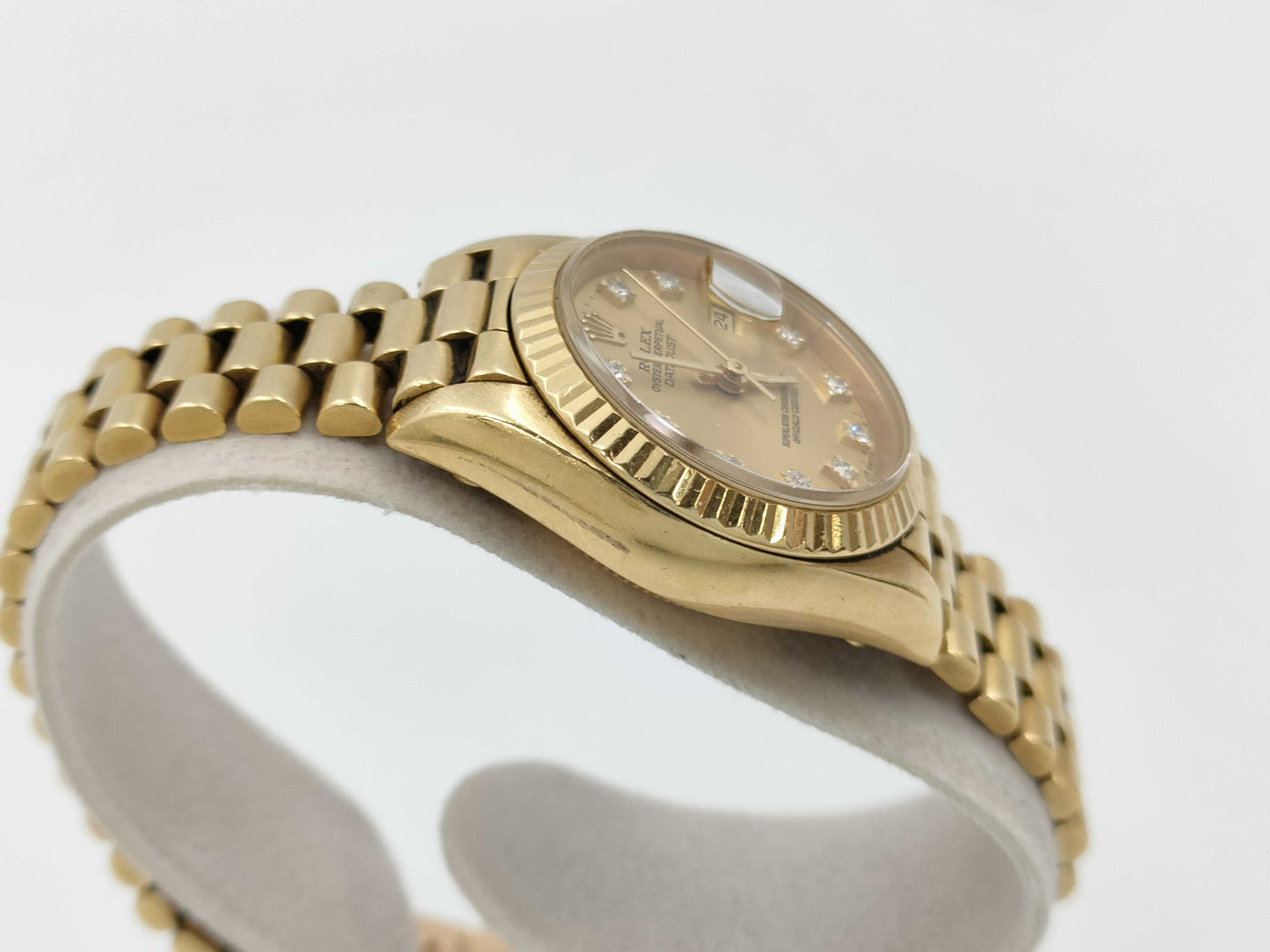 ROLEX 69178G R400592 Champagne Dial Women's Watch