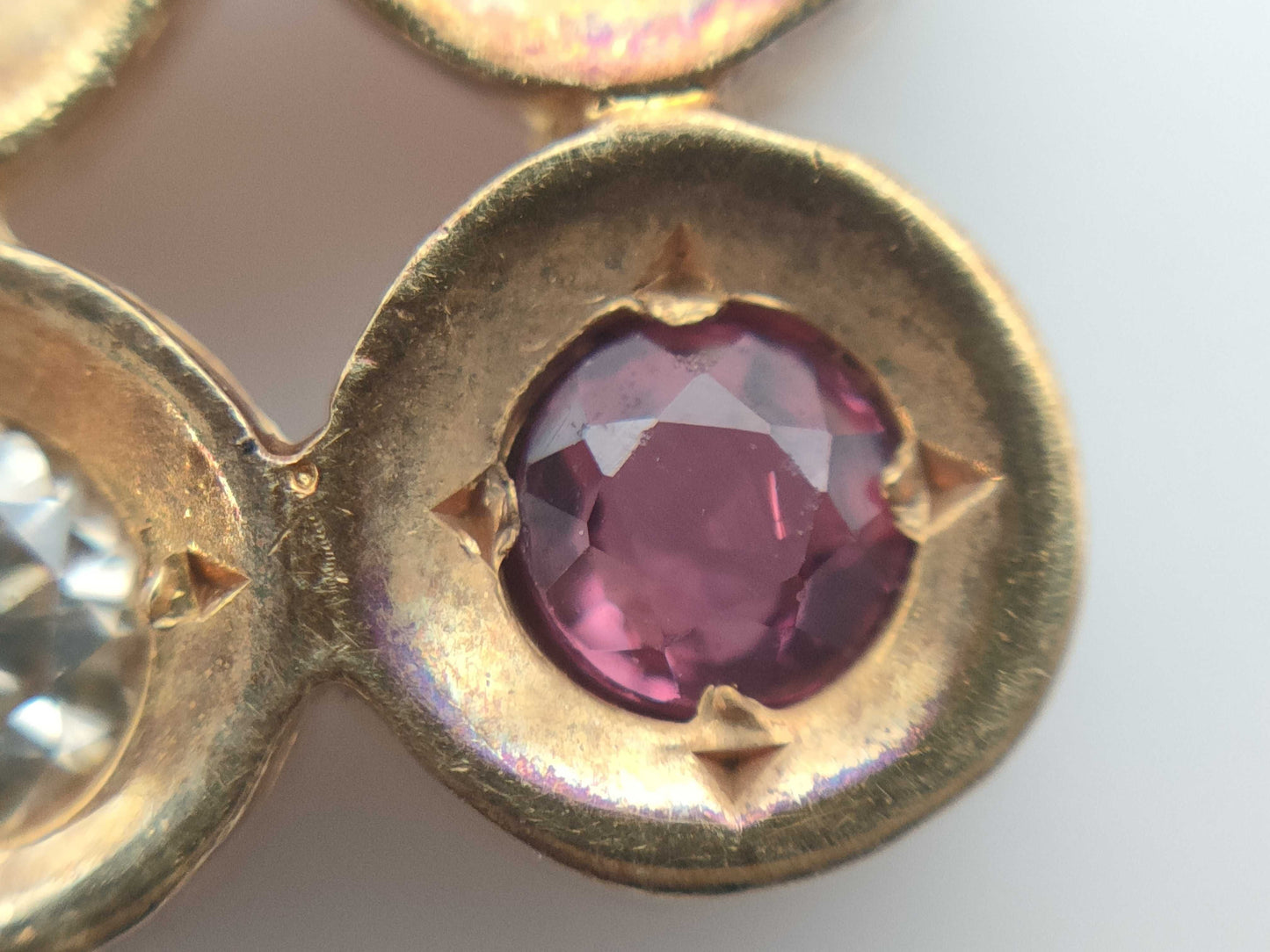 Ruby and Diamond 18K Gold Pendant Top