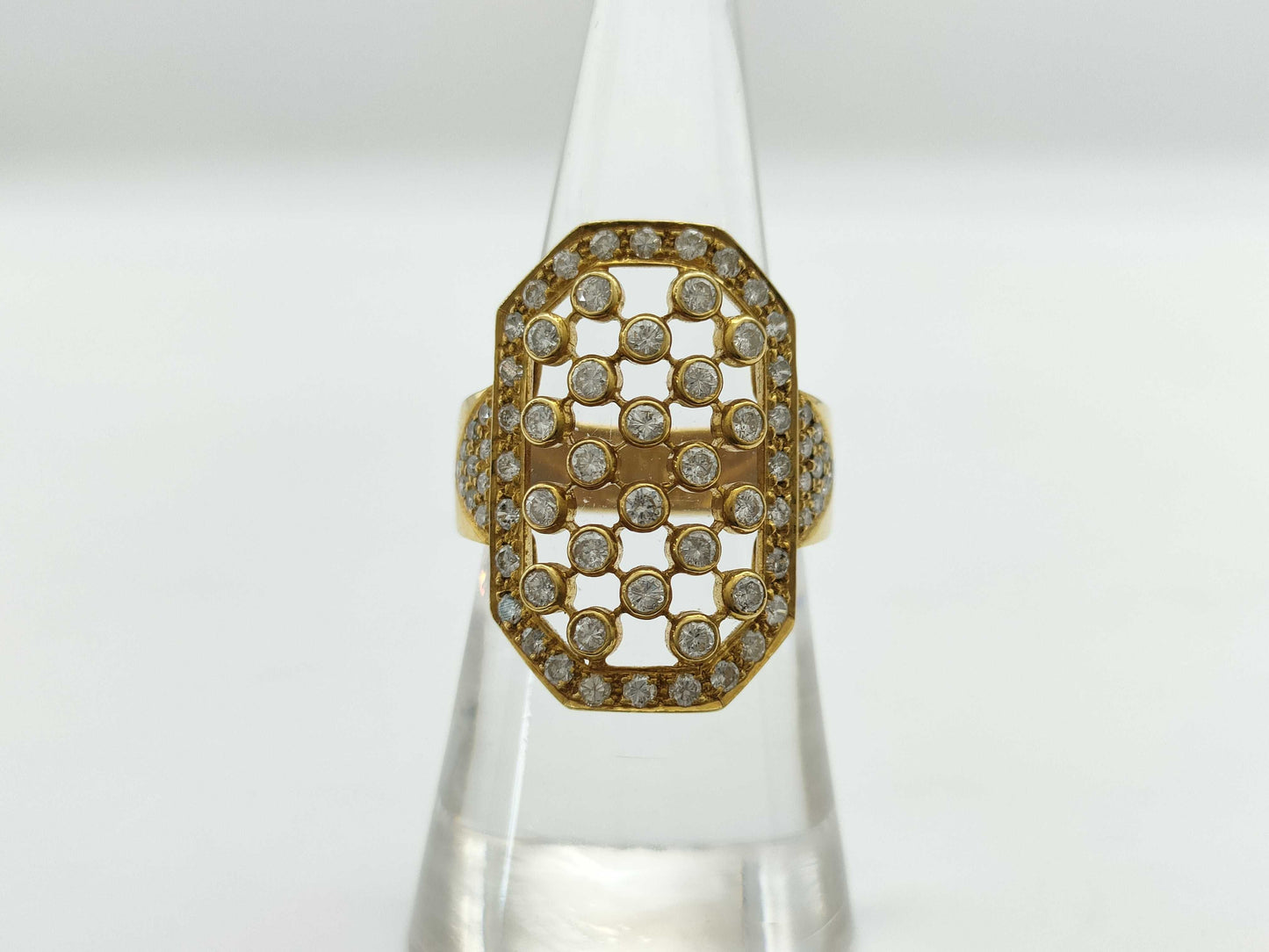 D1.05ct K18 7.4g Ring