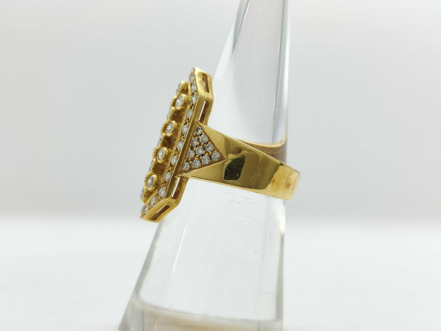 D1.05ct K18 7.4g Ring