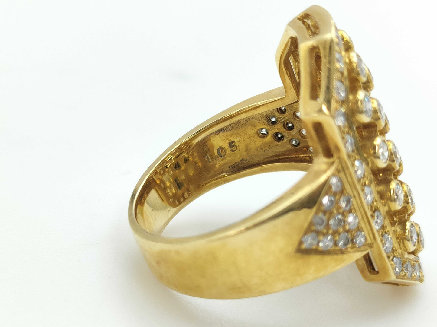 D1.05ct K18 7.4g Ring