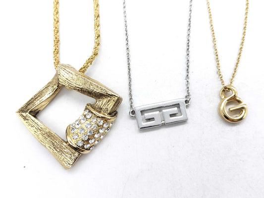 GIVENCHY 36. YSL Givenchy 5-piece accessory necklace