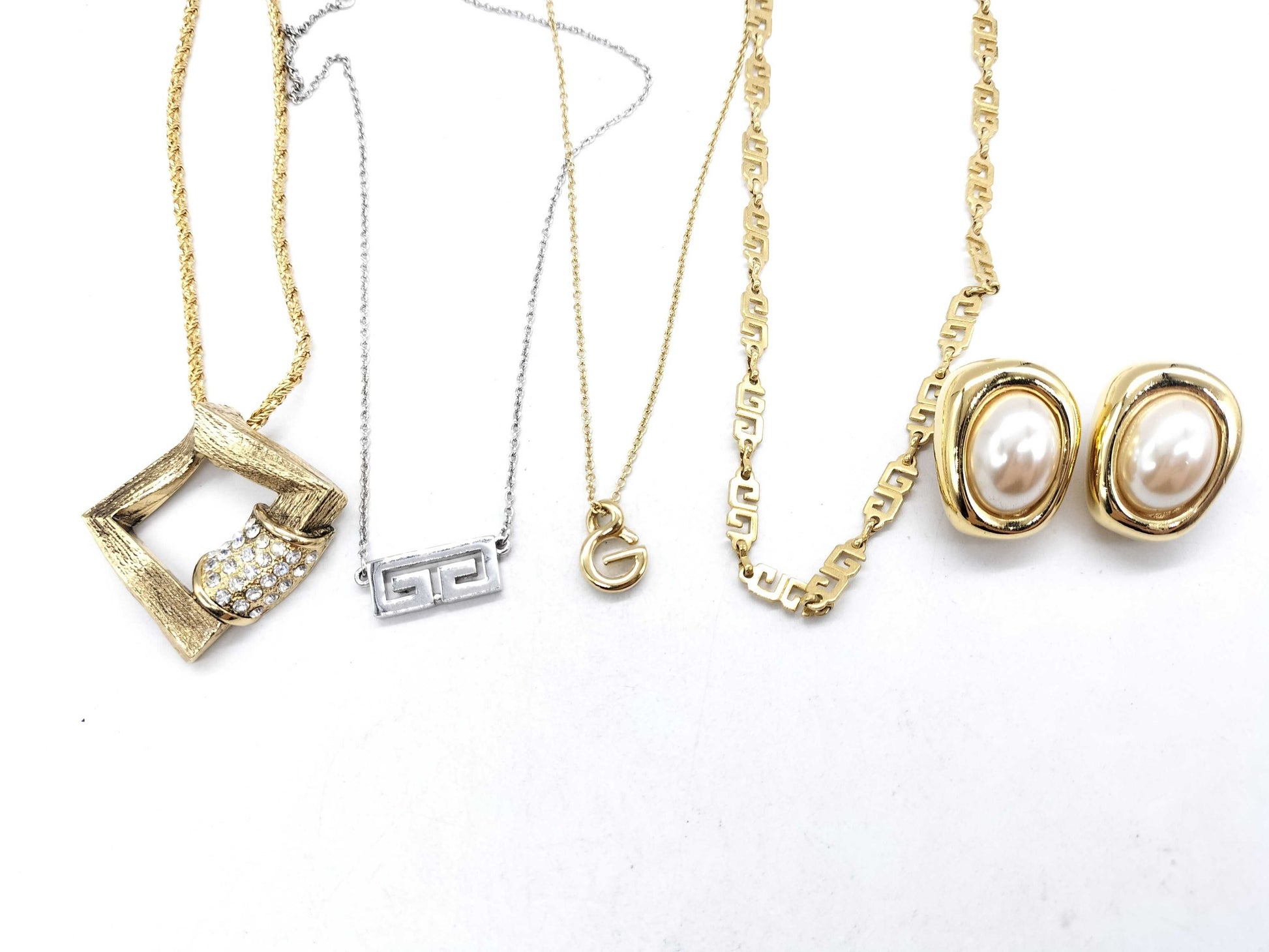 GIVENCHY 36. YSL Givenchy 5-piece accessory necklace