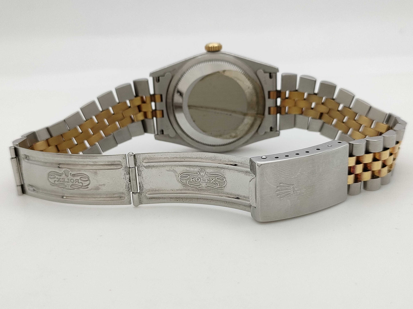 ROLEX 16233G T632143 White Roman Boys' Watch