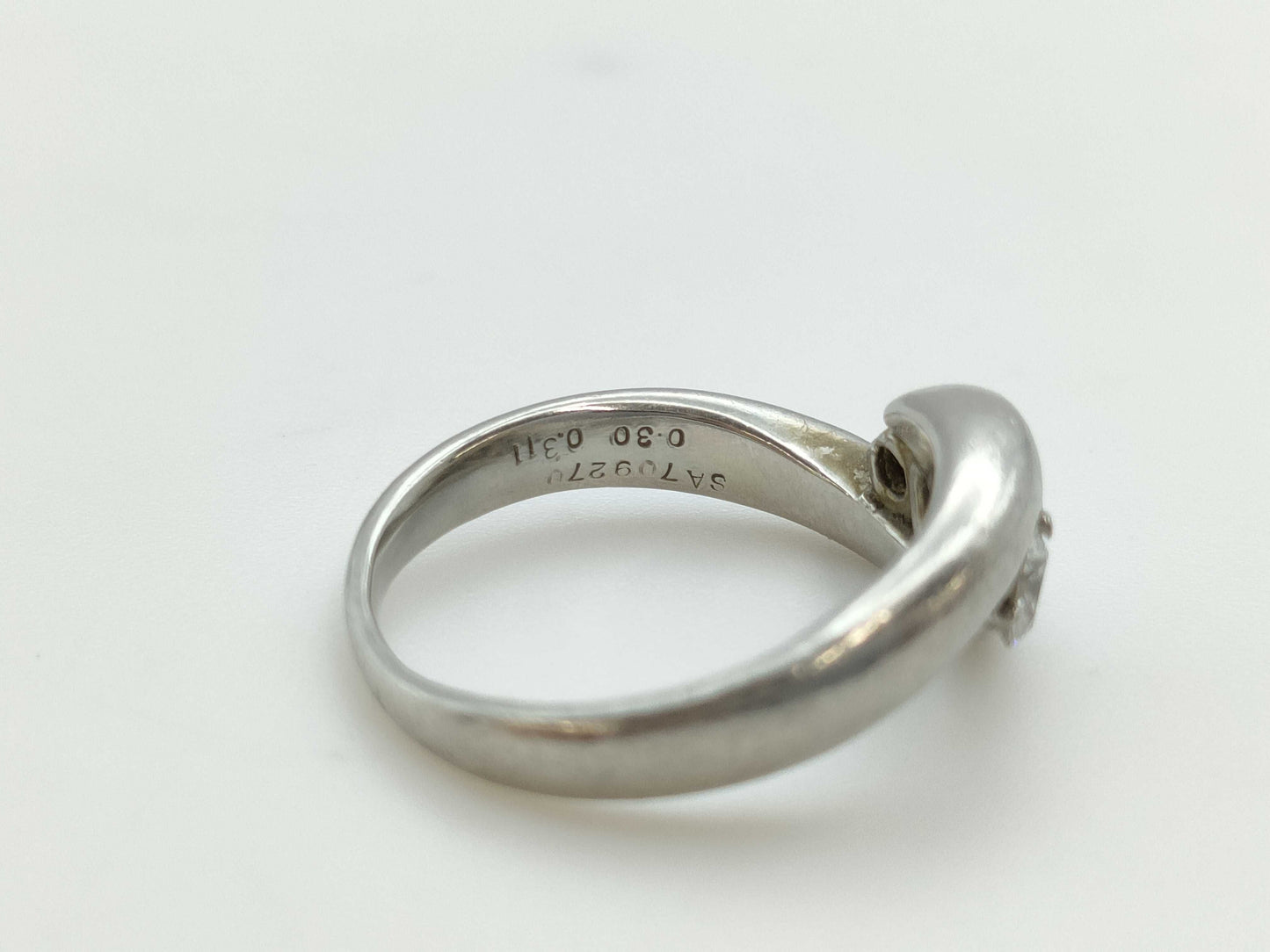 D0.311ct FD0.30ct PT900 5.9g Ring