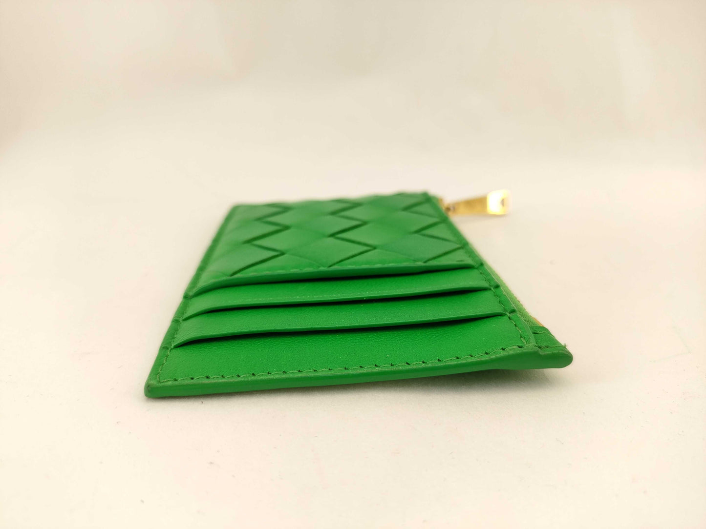 BOTTEGA VENETA Intrecciato Bottega Paraquito Card Case, Pass Case, Business Card Case