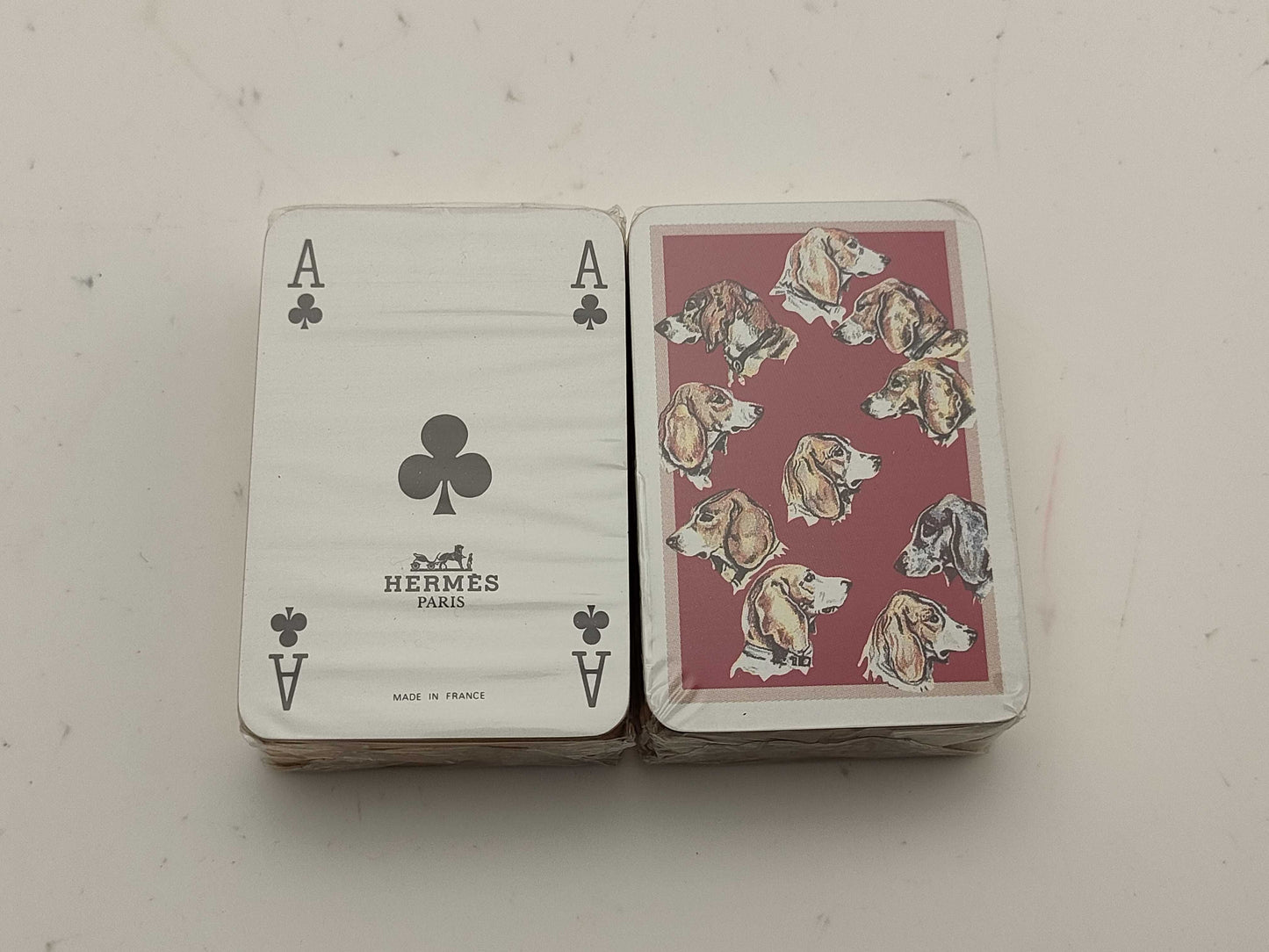 HERMES Mini Playing Card Dog Pattern Other Accessories Other Hobbies