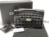 CHANEL Chocolate Bar 2.55 Enamel Silver Hardware Shoulder Bag