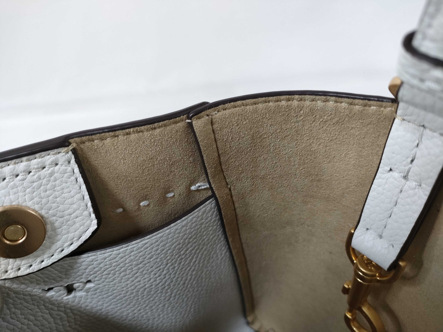 Tory Burch Leather 2-Way Bag Handbag