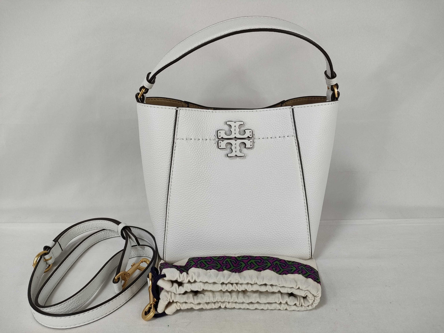 Tory Burch Leather 2-Way Bag Handbag