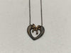 Tiffany & Co. Heart Ribbon 925 750 Necklace