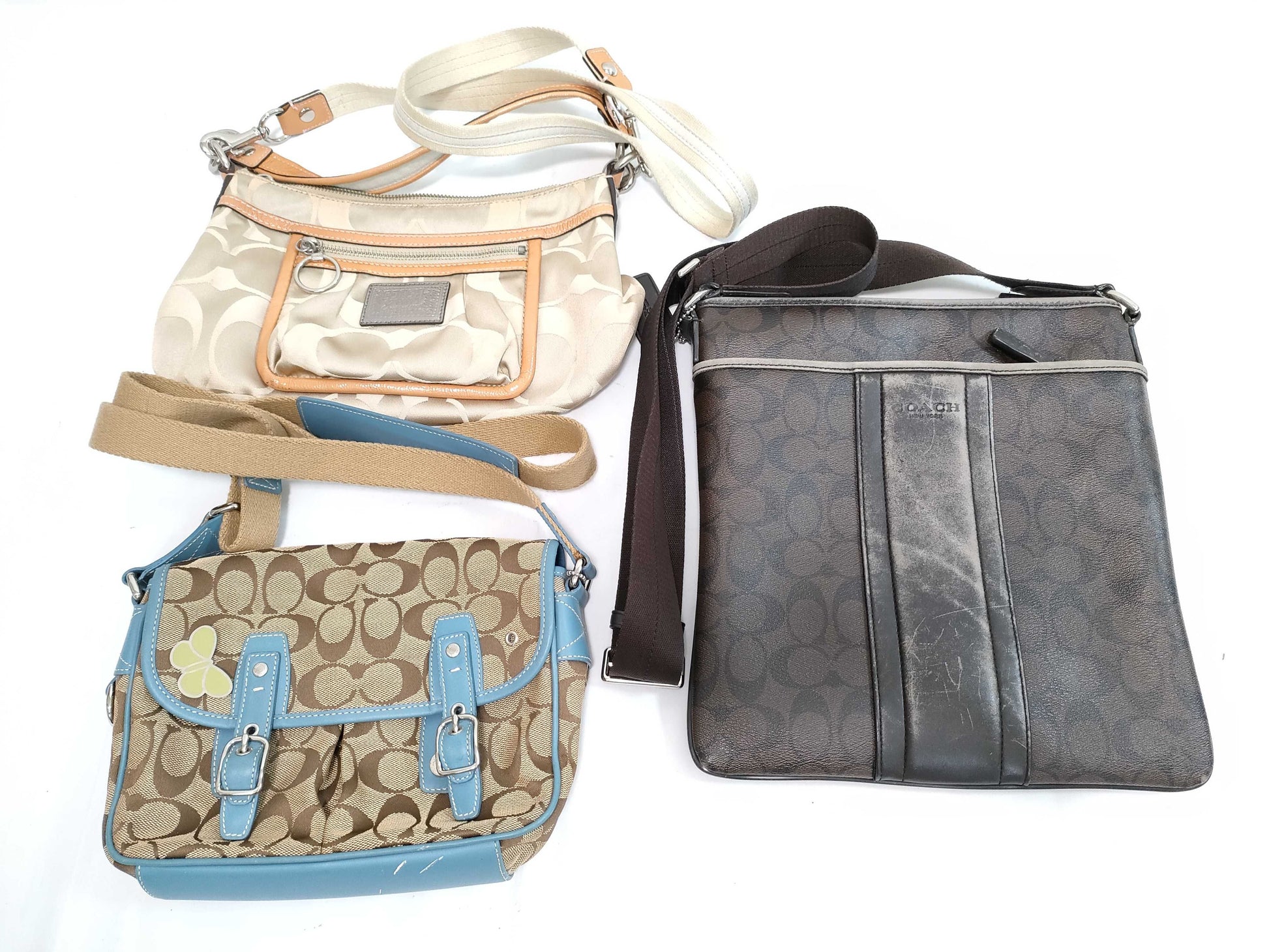 COACH Signature 3-Piece Shoulder Bag