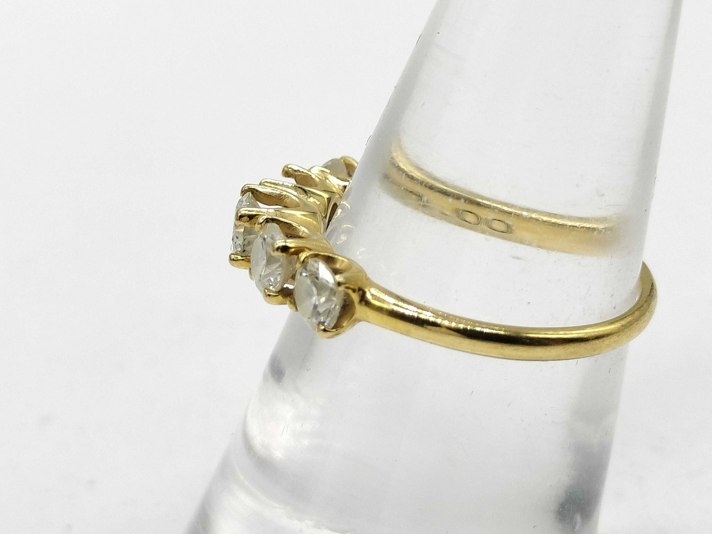 Diamond K18 2.2g Ring
