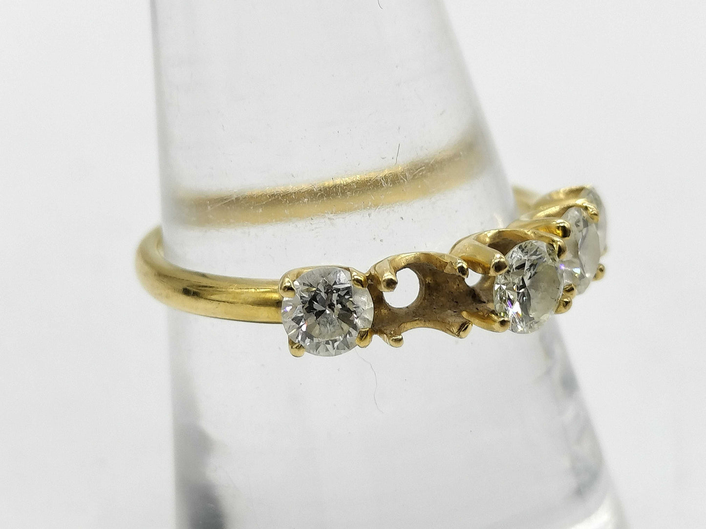 Diamond K18 2.2g Ring