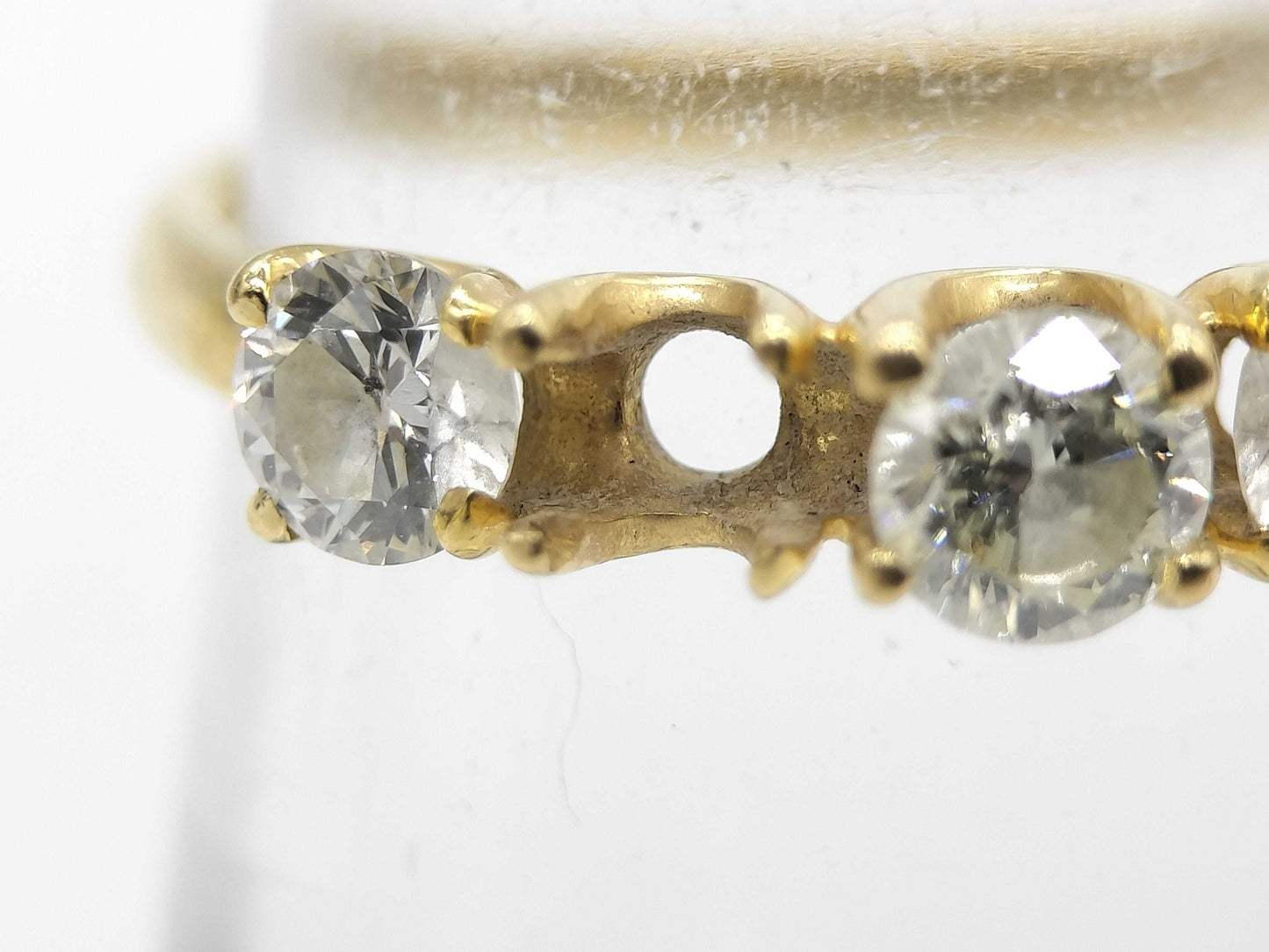 Diamond K18 2.2g Ring