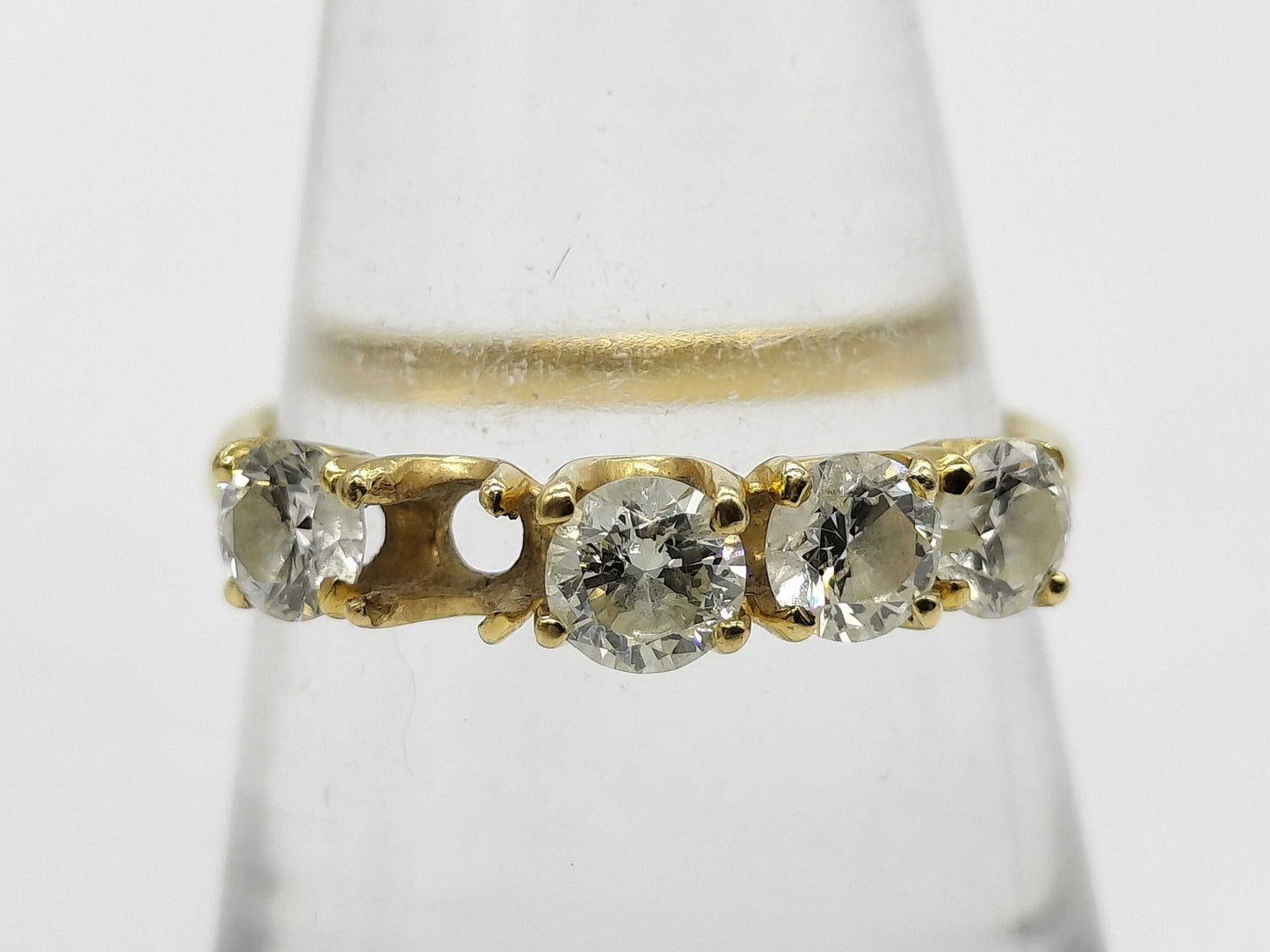 Diamond K18 2.2g Ring