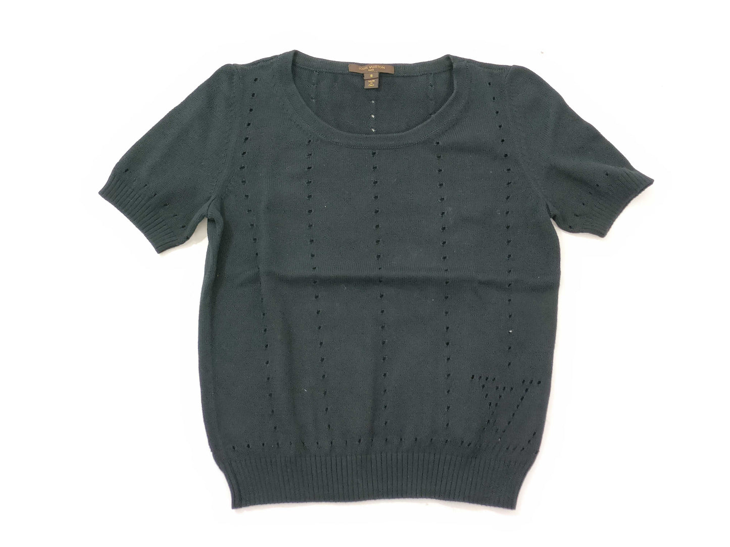 LOUIS VUITTON Knit Short Cotton Top