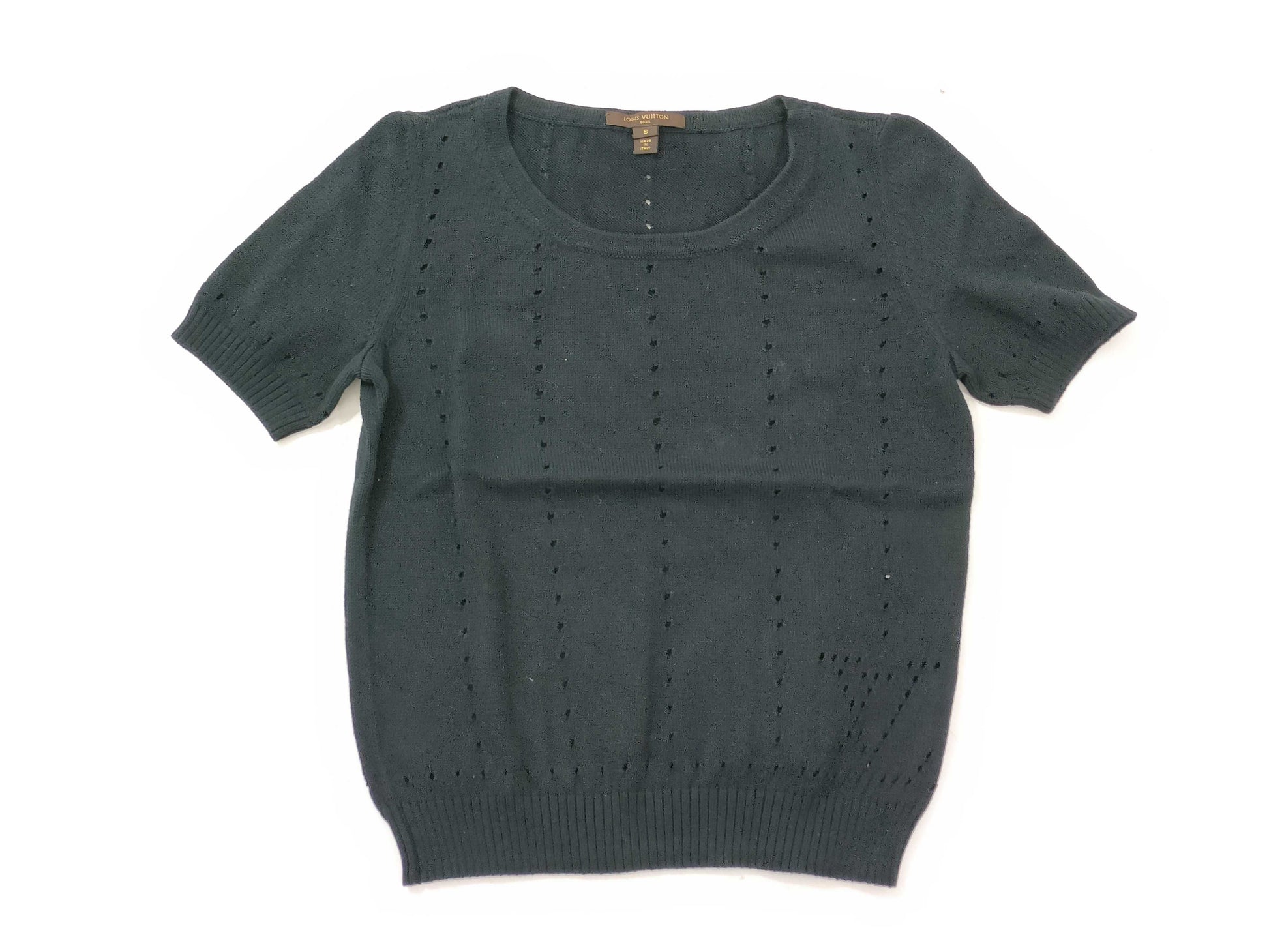 LOUIS VUITTON Knit Short Cotton Top