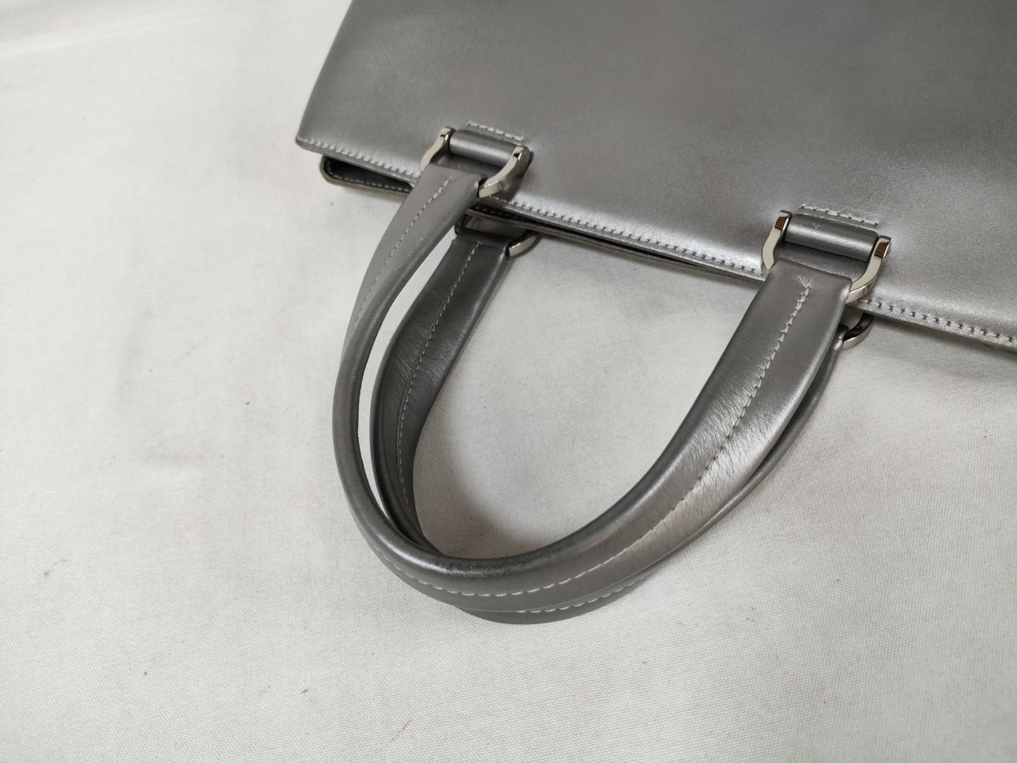LONG CHAMP Leather 2-Way Handbag