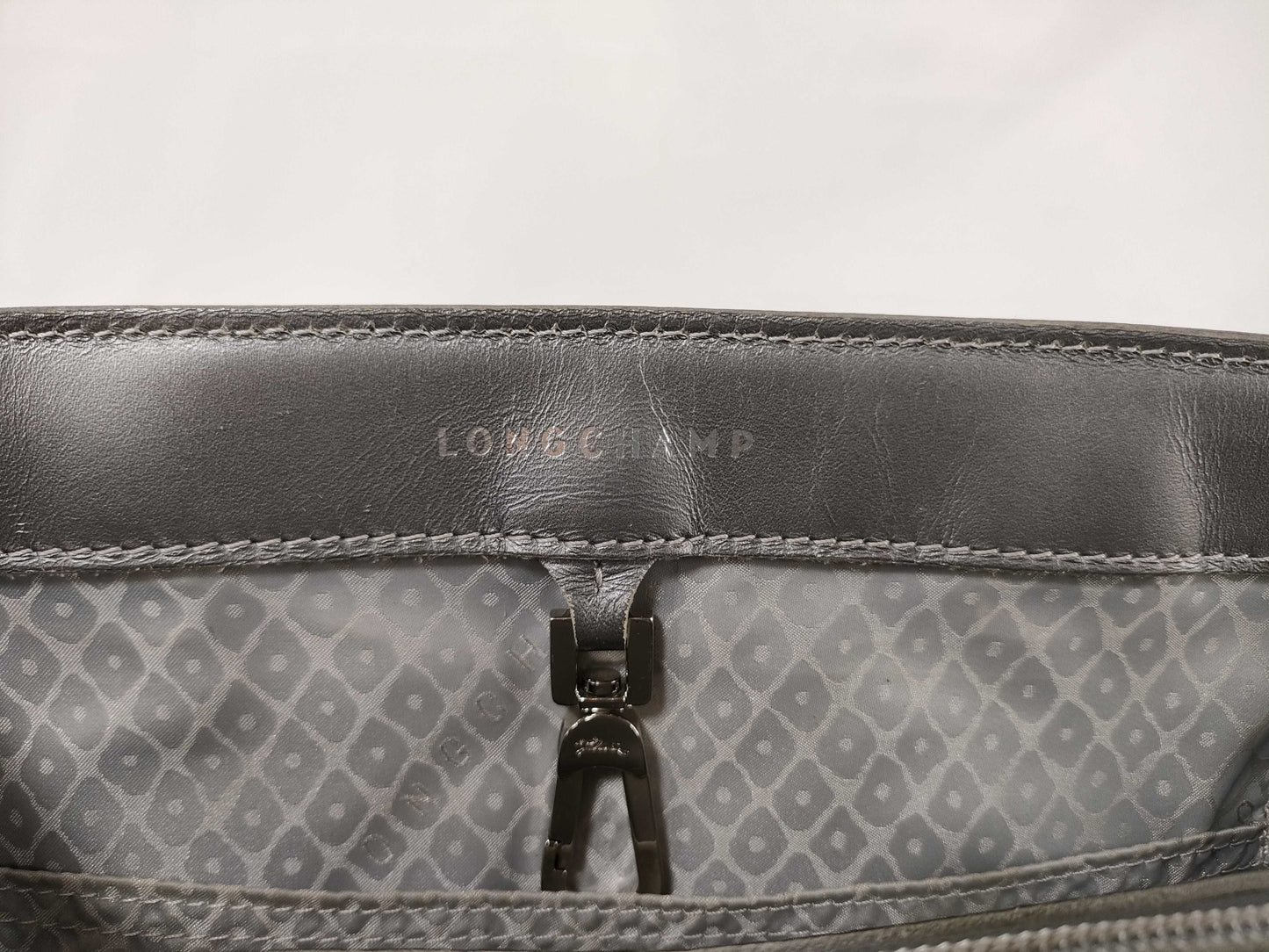 LONG CHAMP Leather 2-Way Handbag