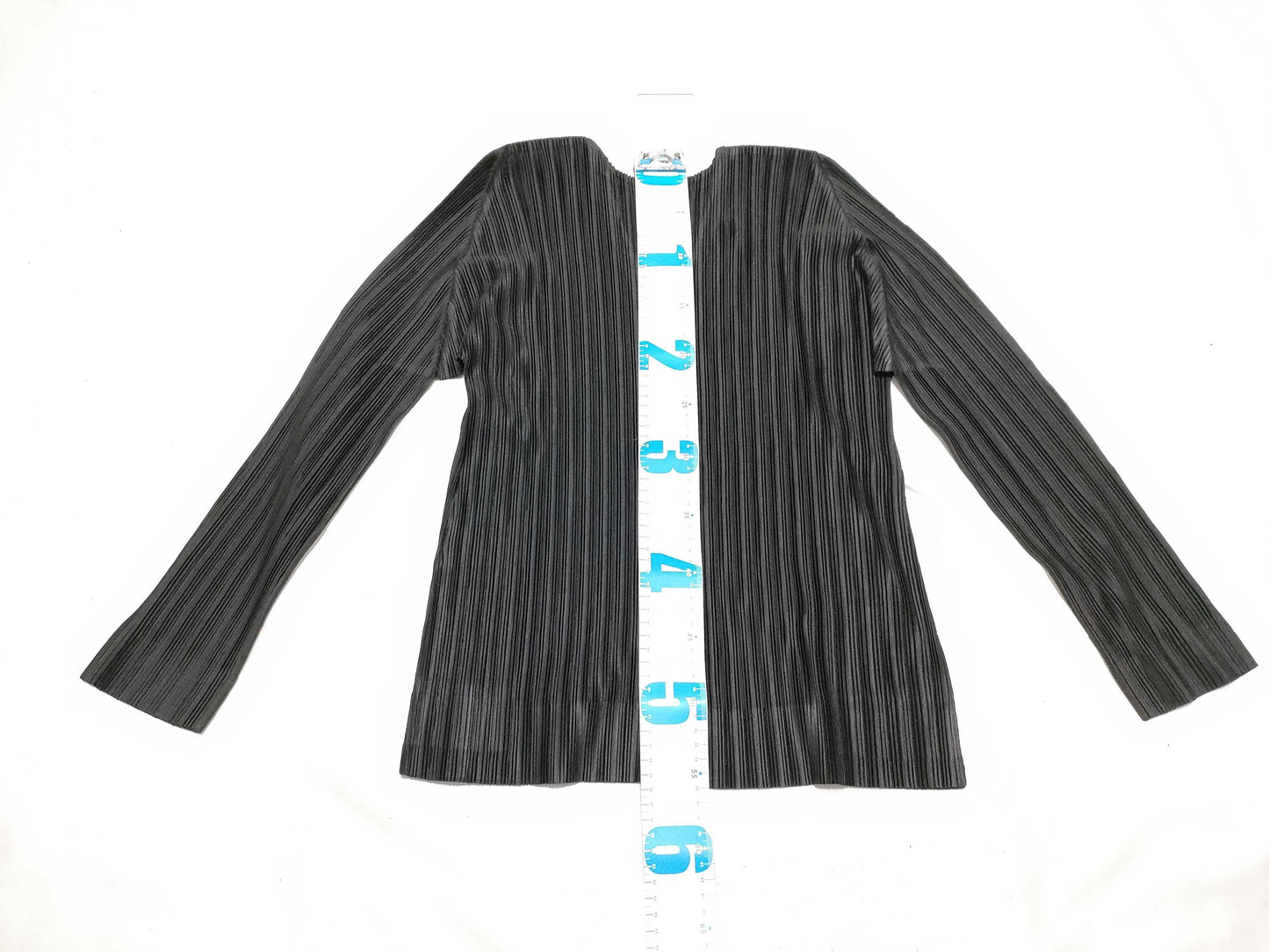 ISSEY MIYAKE Pleats Please Cardigan Black Cardigan