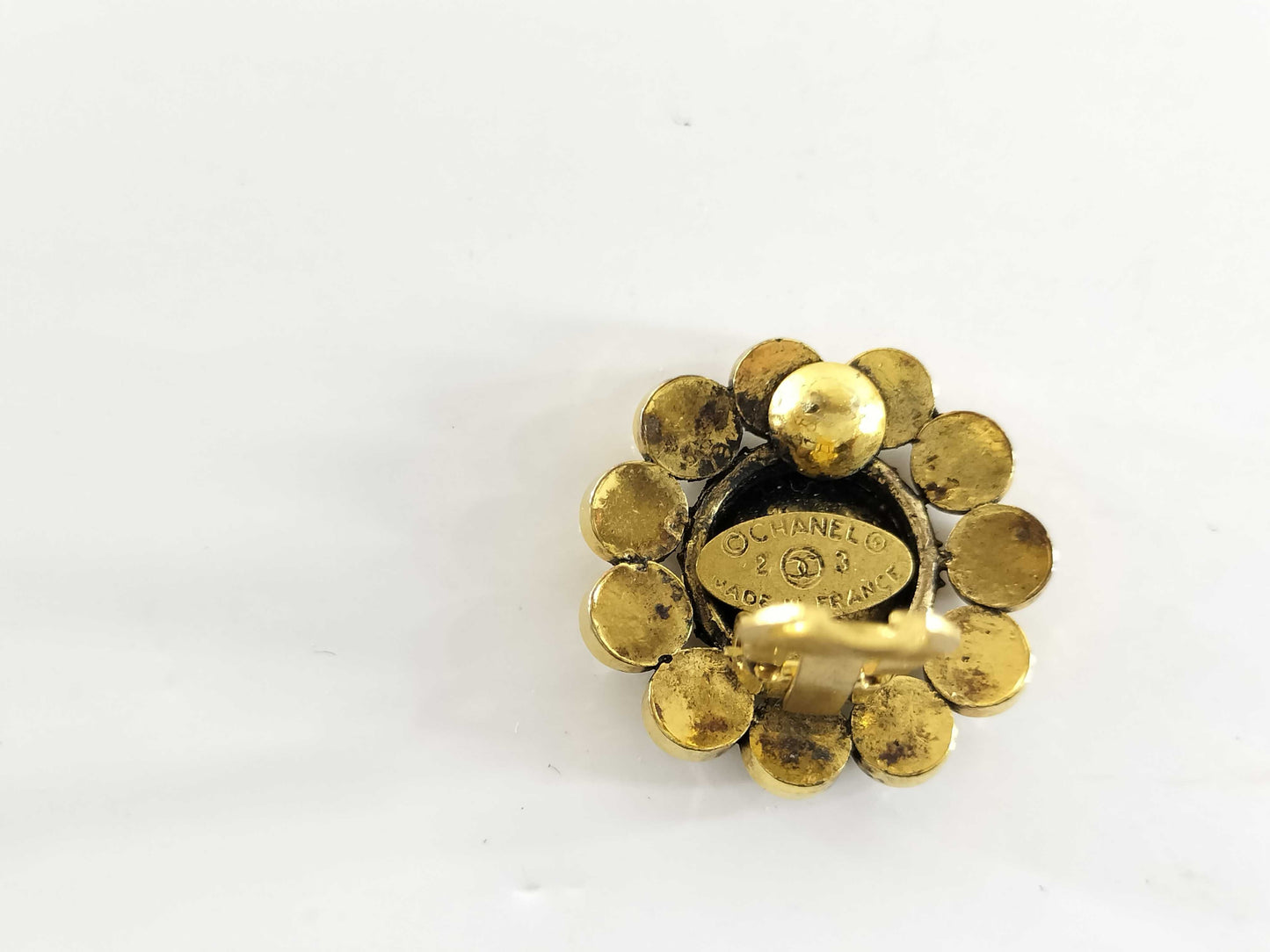 CHANEL Stone Accessory Earrings
