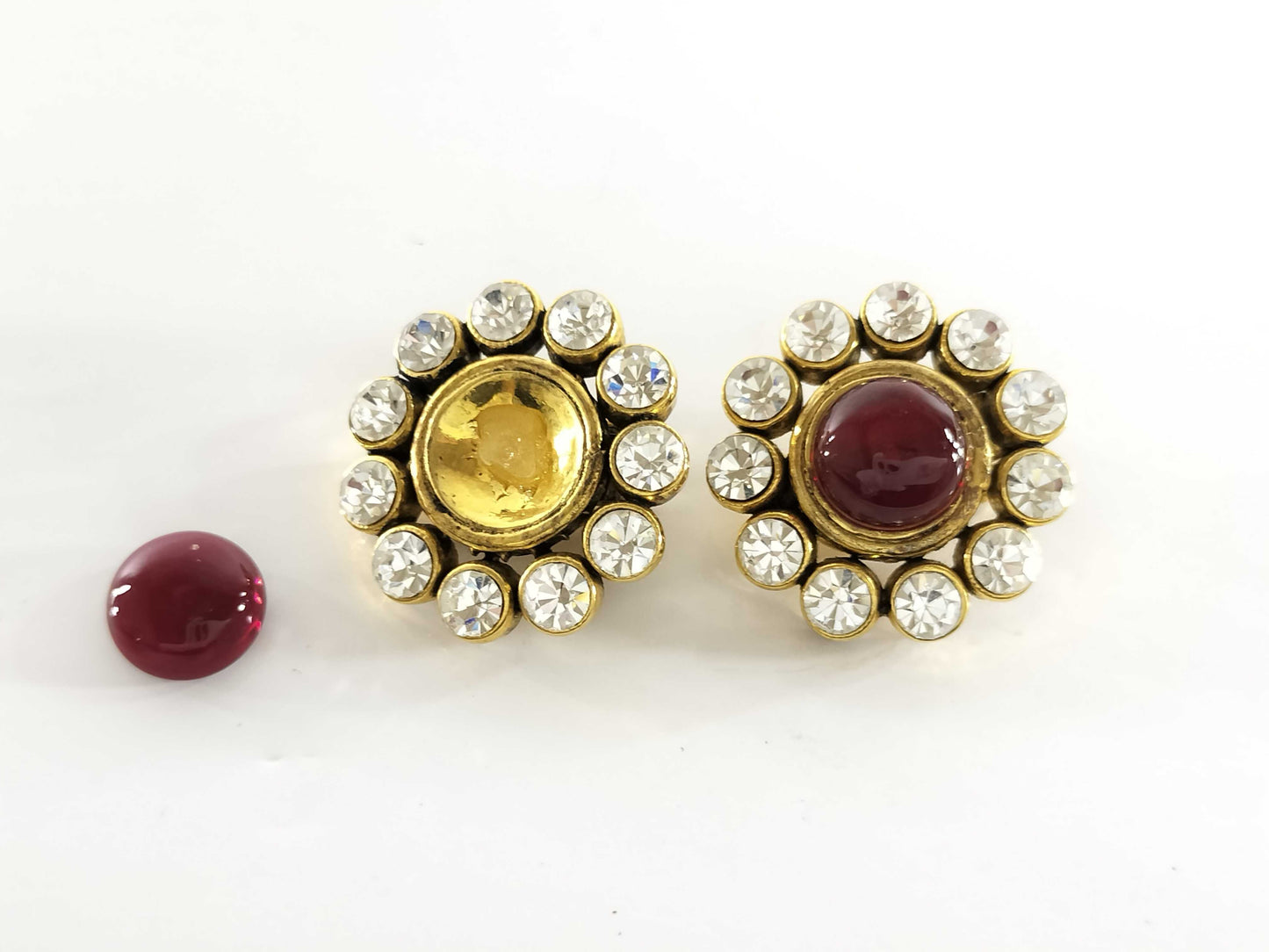CHANEL Stone Accessory Earrings