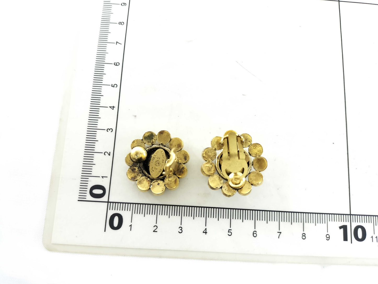 CHANEL Stone Accessory Earrings