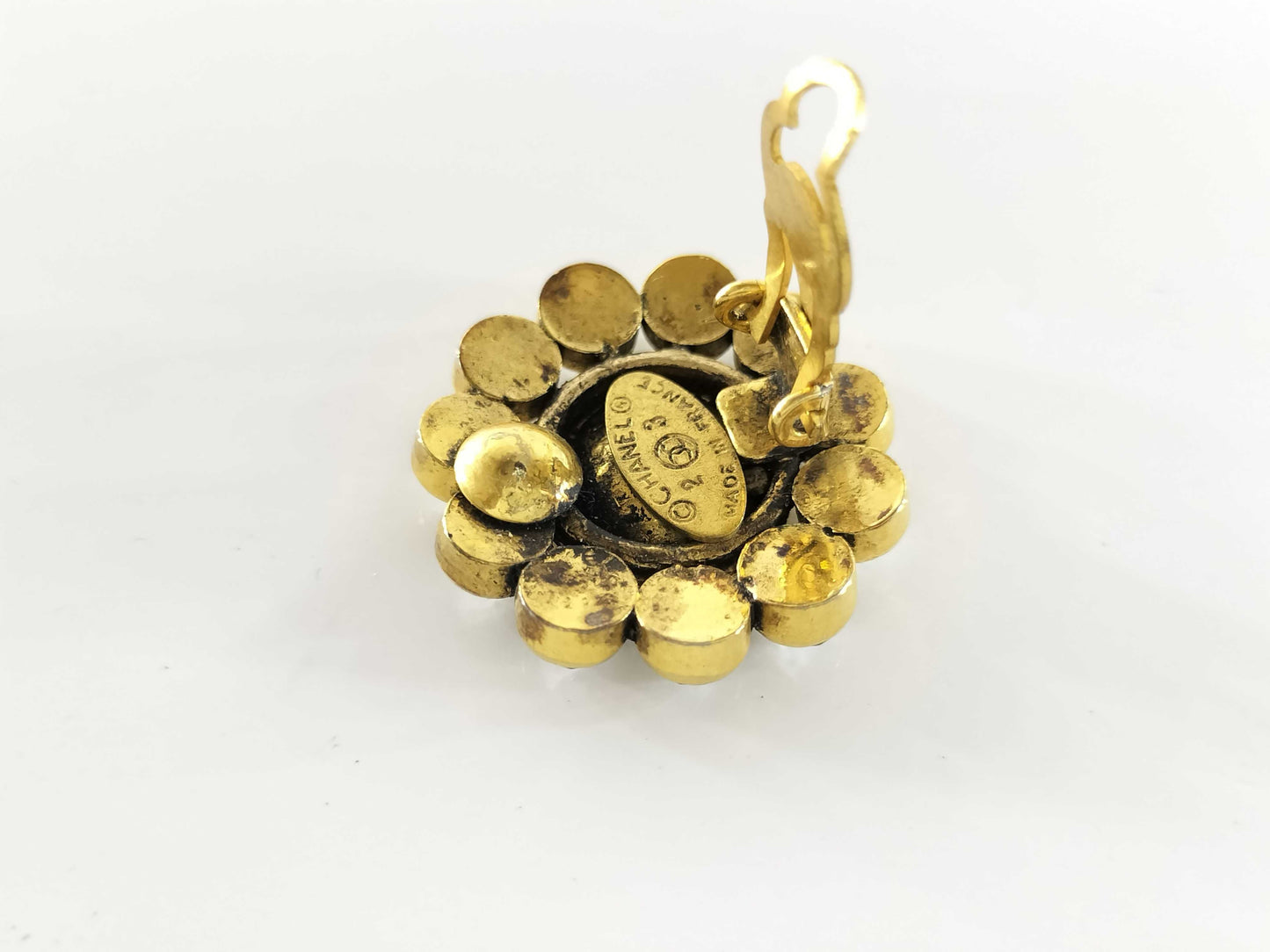 CHANEL Stone Accessory Earrings