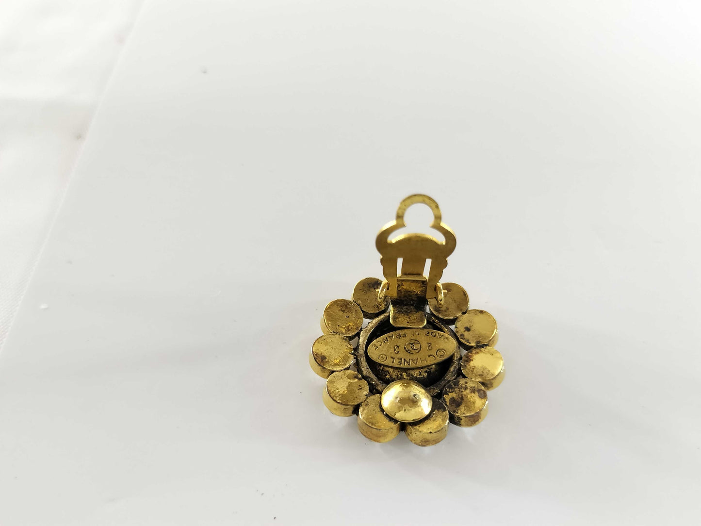 CHANEL Stone Accessory Earrings