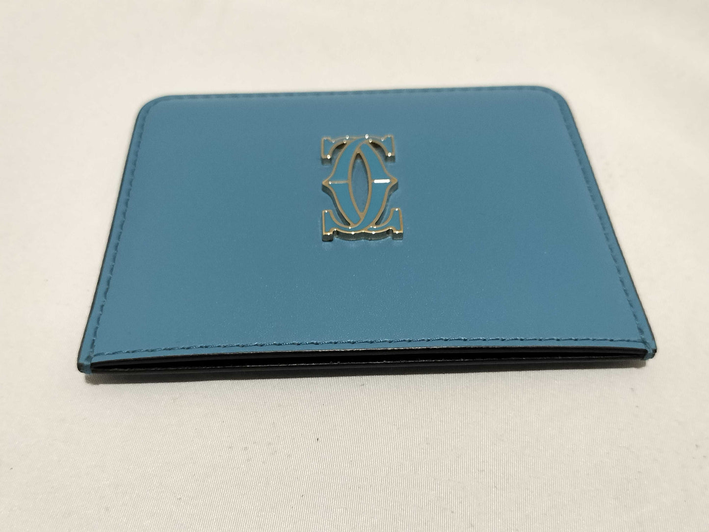 Cartier Pass Case Blue Card Case, Pass Case, Business Card Case