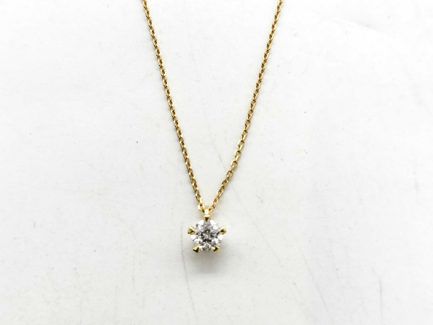 D0.221ct K18 1.7g Necklace