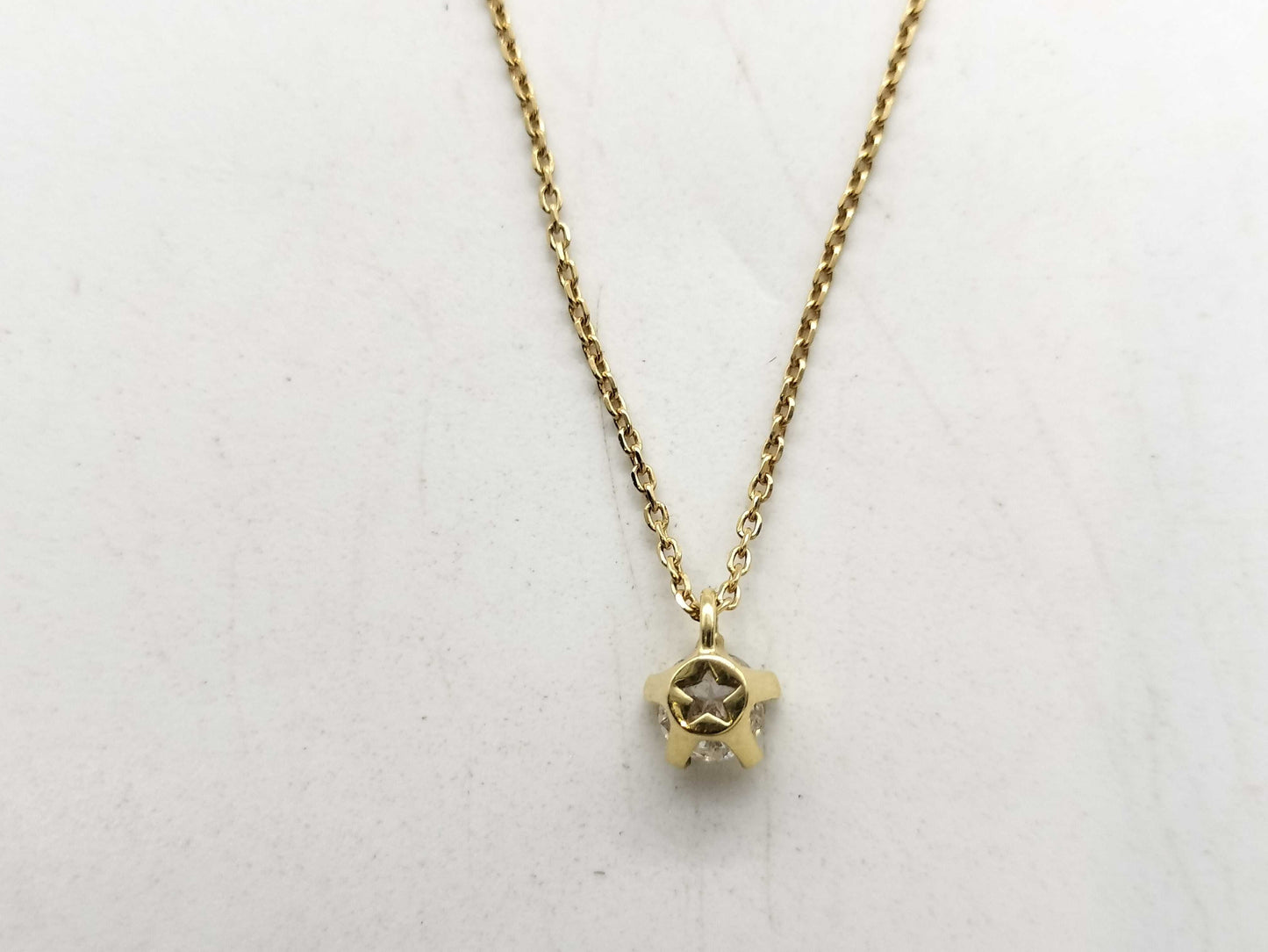 D0.221ct K18 1.7g Necklace