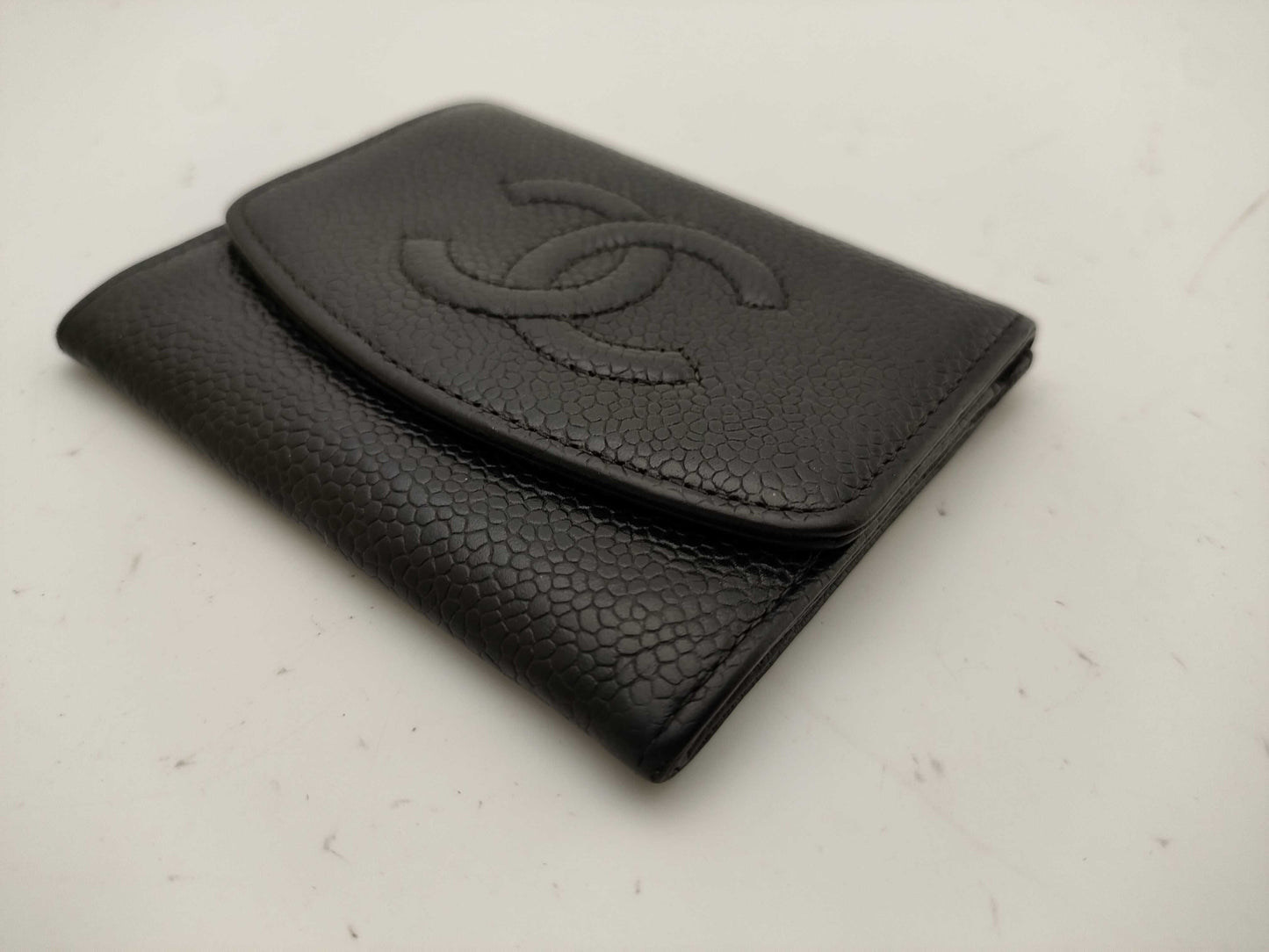 CHANEL Caviar Skin Coin Case