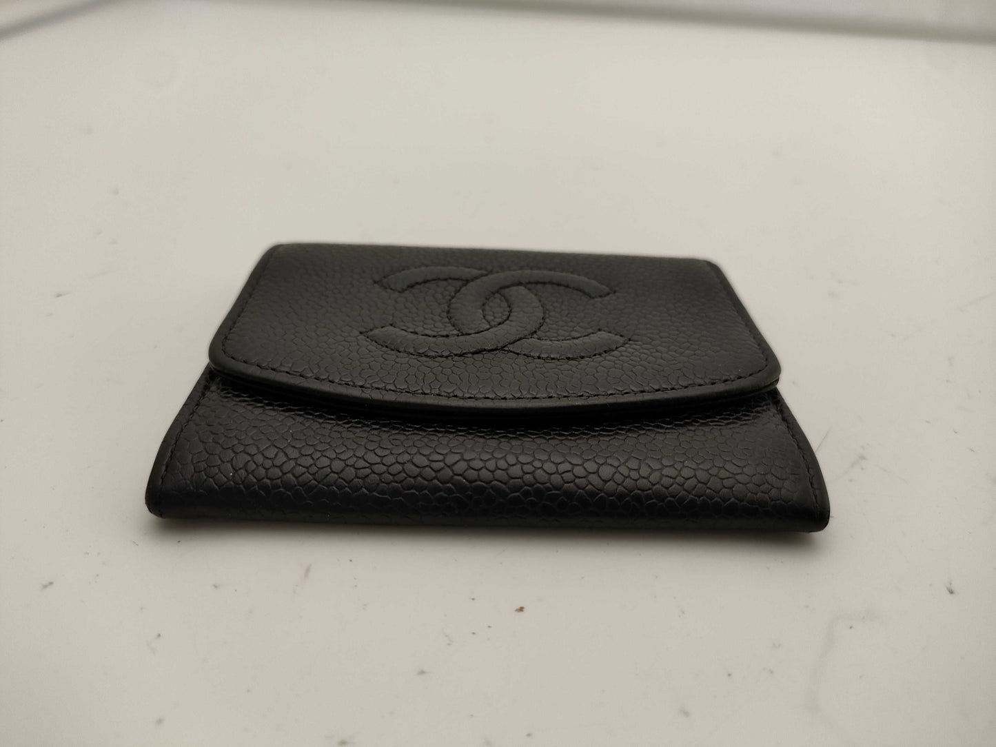 CHANEL Caviar Skin Coin Case