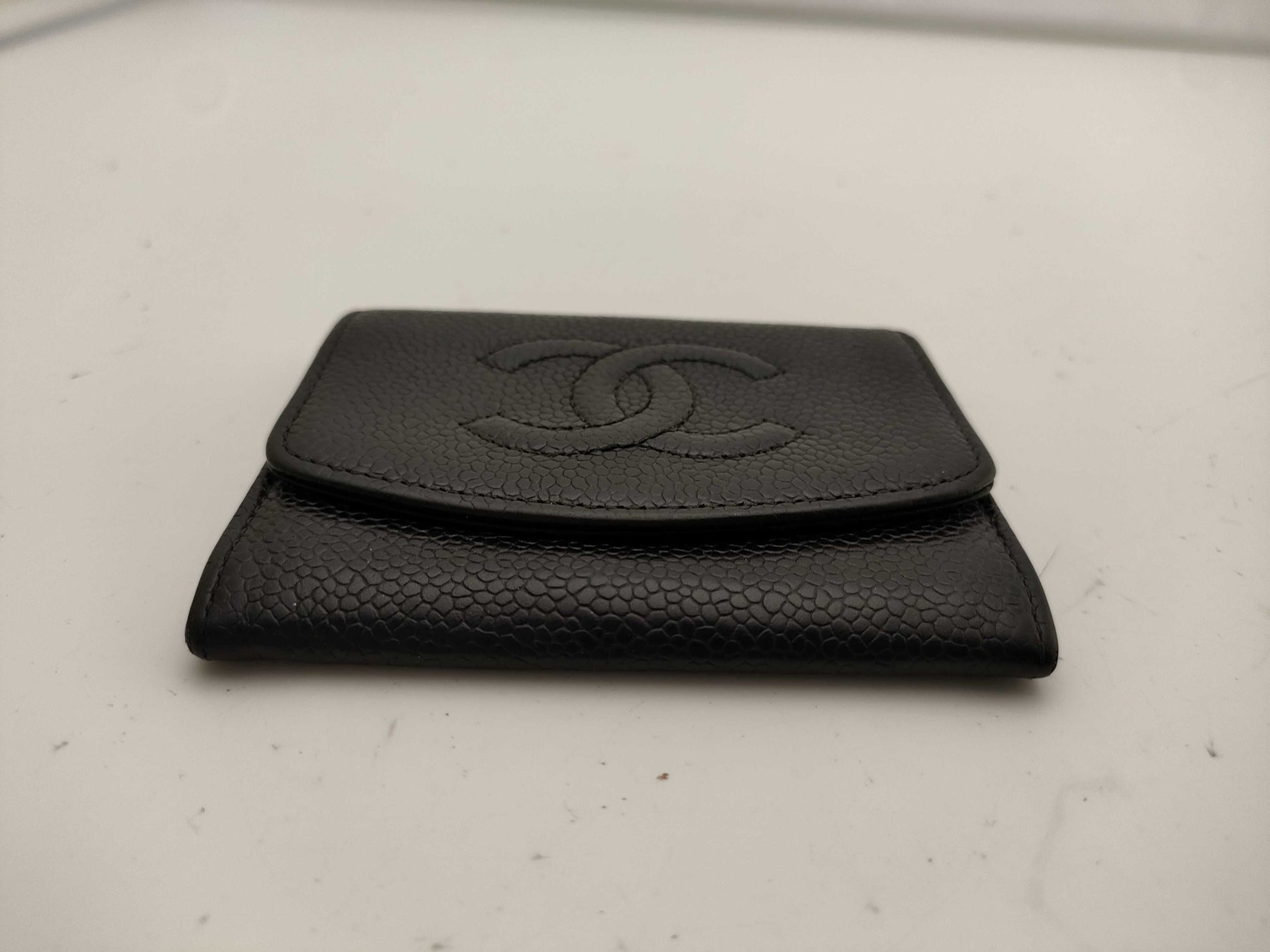 CHANEL Caviar Skin Coin Case