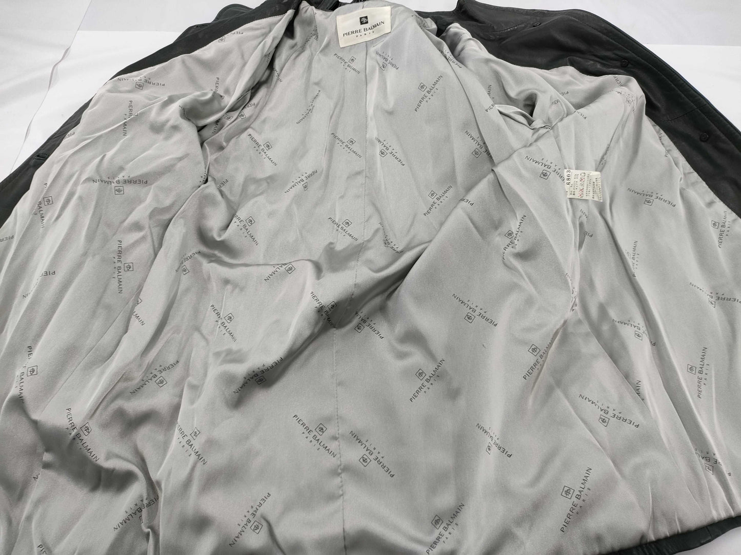 Pierre Balmain Leather Coat Coat