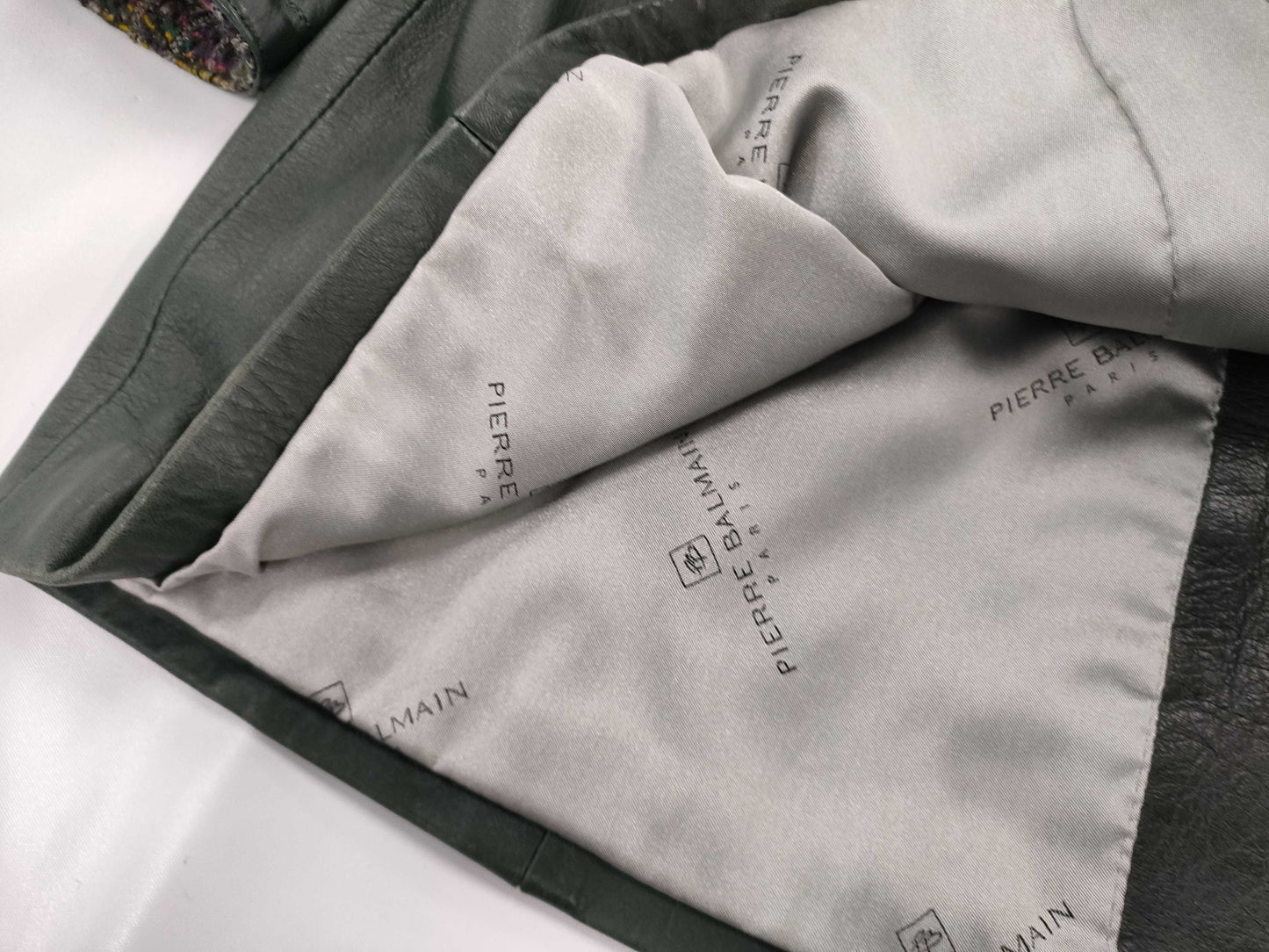 Pierre Balmain Leather Coat Coat