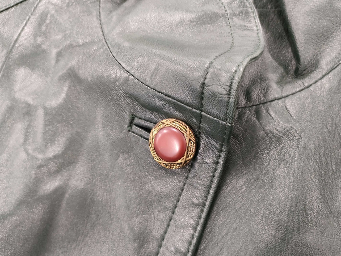 Pierre Balmain Leather Coat Coat