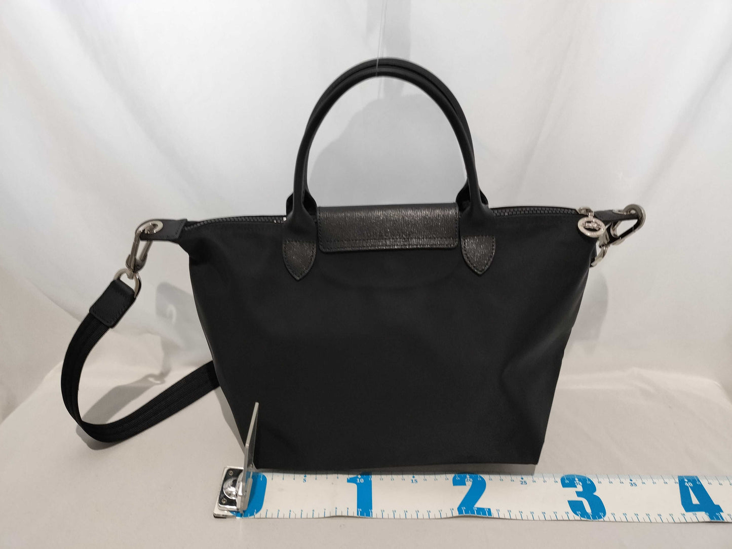 LONG CHAMP Pliage/2WAY/Black/Includes 2 Spare Straps Shoulder Bag